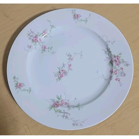 Haviland Limoges Salad Plate Pink Rose 8 1/2”‎ Made In France China Dish - Picture 1 of 5